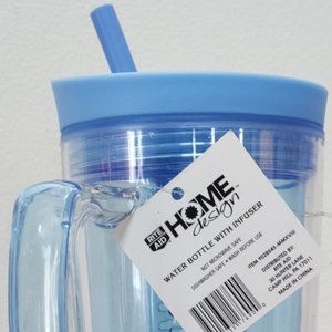 Water Bottle with Infuser and Straw